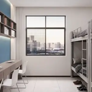 bedroom aluminum window