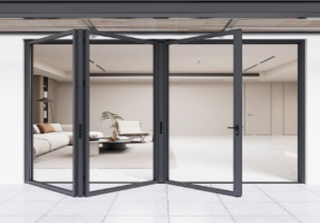 Aluminum folding door