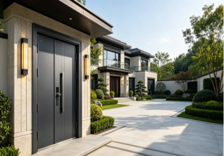 Heavy-Duty Fireproof Metal Door
