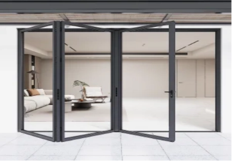 Aluminium folding door
