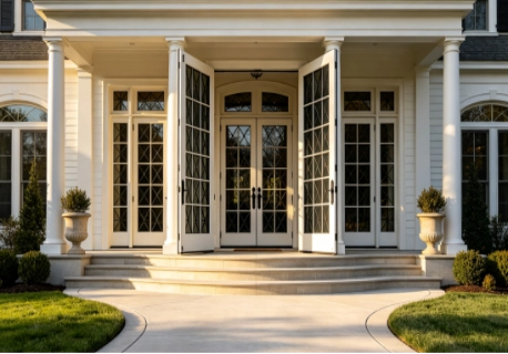 Double front doors