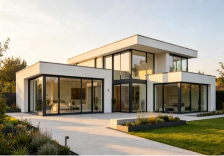 Newly Built Large Aluminium Windows